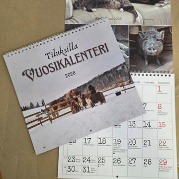 Tiluksilla vuosikalenteri 2026